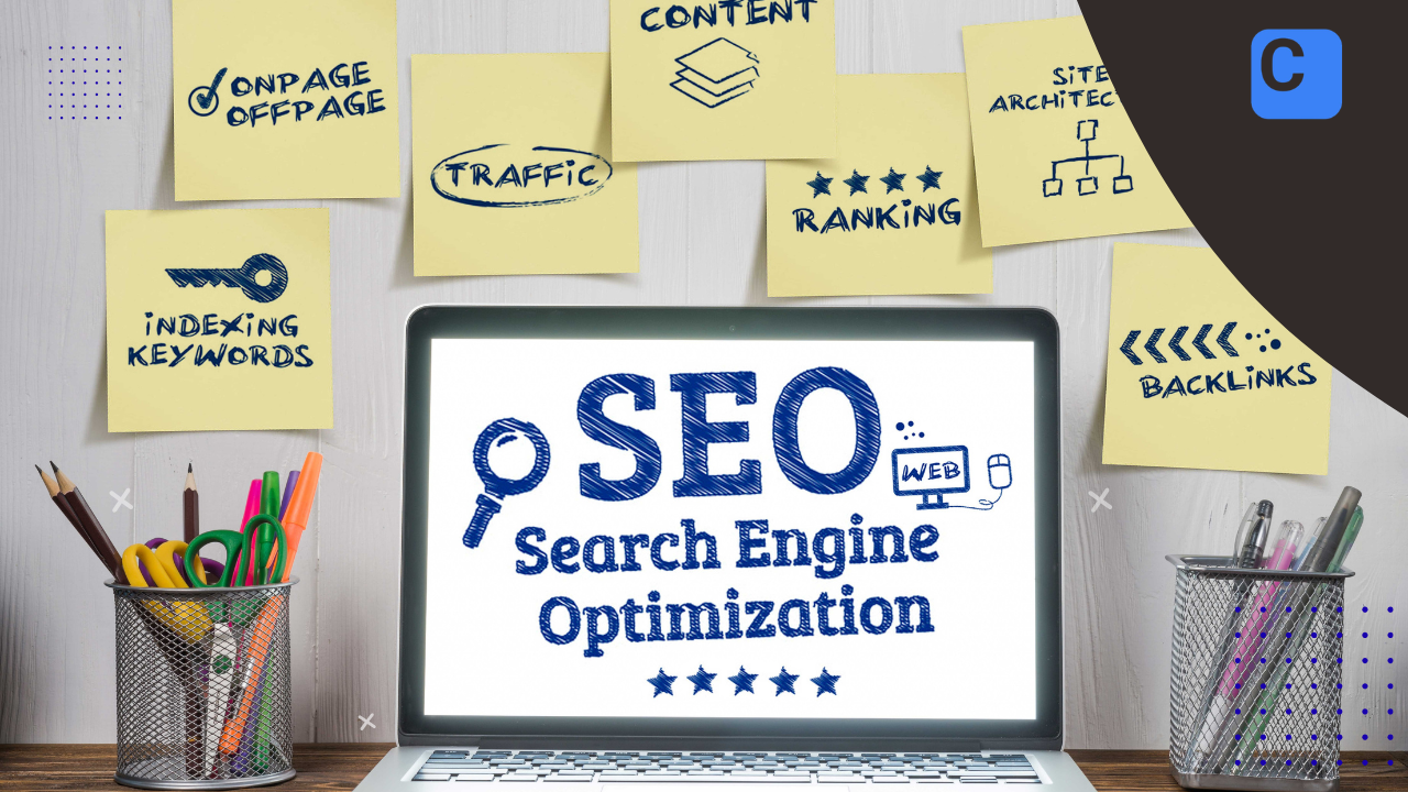 SEO search engine optimization strategy illustration
